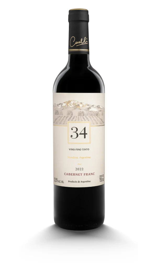 Botella de 34 Cabernet Franc